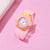 Cartoon Style Strawberry Buckle Quartz Kids Watches