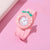 Cartoon Style Strawberry Buckle Quartz Kids Watches