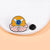 Cartoon Style Streetwear Cool Style Palm Eye Alloy Stamping Stoving Varnish Plating Unisex Badge Brooches Collar Pin