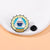 Cartoon Style Streetwear Cool Style Palm Eye Alloy Stamping Stoving Varnish Plating Unisex Badge Brooches Collar Pin