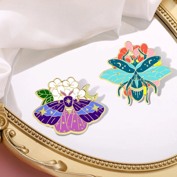 Cartoon Style Sweet Pin Flower Butterfly Alloy Enamel Unisex Brooches