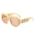 Casual Basic Fashion Ac Oval Frame Full Frame Women's Sunglasses