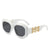 Casual Basic Fashion Ac Oval Frame Full Frame Women's Sunglasses