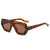 Casual Basic Simple Style Irregular Leopard Pc Polygon Full Frame Women's Sunglasses