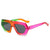 Casual Basic Simple Style Irregular Leopard Pc Polygon Full Frame Women's Sunglasses