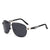 Casual Business Solid Color Tac Toad Glasses Full Frame Men's Sunglasses