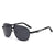 Casual Business Solid Color Tac Toad Glasses Full Frame Men's Sunglasses