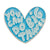 Casual Cartoon Style Letter Heart Shape Alloy Stamping Stoving Varnish Plating Women's Brooches