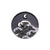 Casual Cartoon Style Starry Sky Ink Painting Ocean Alloy Stamping Stoving Varnish Unisex Brooches