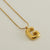 Casual Classic Style Letter Stainless Steel Polishing Plating 18k Gold Plated Pendant Necklace