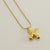 Casual Classic Style Letter Stainless Steel Polishing Plating 18k Gold Plated Pendant Necklace