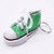 Casual Classic Style Sports Shoe Canvas Bag Pendant Keychain