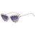 Casual Color Block Ac Cat Eye Full Frame Women's Sunglasses