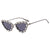 Casual Color Block Ac Cat Eye Full Frame Women's Sunglasses