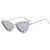 Casual Color Block Ac Cat Eye Full Frame Women's Sunglasses