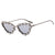 Casual Color Block Ac Cat Eye Full Frame Women's Sunglasses