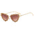 Casual Color Block Ac Cat Eye Full Frame Women's Sunglasses