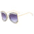 Casual Color Block Ac Square Full Frame Women's Sunglasses