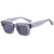 Casual Color Block Ac Square Full Frame Women's Sunglasses