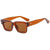 Casual Color Block Ac Square Full Frame Women's Sunglasses