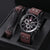 Casual Color Block Buckle Quartz Men's Watches