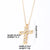 Casual Cross Copper Zircon Pendant Necklace In Bulk