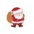 Casual Cute Christmas Hat Christmas Tree Santa Claus Metal Unisex Brooches