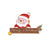 Casual Cute Christmas Hat Christmas Tree Santa Claus Metal Unisex Brooches