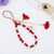 Casual Cute Heart Shape Bow Knot Beaded Mobile Phone Chain Keychain