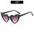 Casual Cute Heart Shape Pc Special-Shaped Mirror Full Frame Glasses