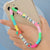 Casual Cute Letter Heart Shape Soft Clay Beaded Mobile Phone Chain