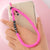 Casual Cute Letter Heart Shape Soft Clay Beaded Mobile Phone Chain