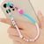 Casual Cute Letter Heart Shape Soft Clay Beaded Mobile Phone Chain