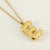 Casual Cute Letter Stainless Steel Plating Pendant Necklace