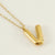 Casual Cute Letter Stainless Steel Plating Pendant Necklace