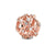 Casual Cute Round Star Flower Sterling Silver Enamel Plating Inlay Zircon Jewelry Accessories