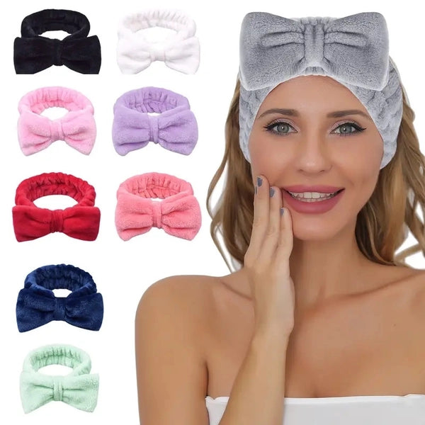 Casual Cute Unisex Bow Knot Leopard Spa Headband