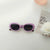 Casual Cute Vacation Solid Color Pc Resin Oval Frame Full Frame Women's Sunglasses