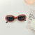 Casual Cute Vacation Solid Color Pc Resin Oval Frame Full Frame Women's Sunglasses