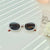 Casual Cute Vacation Solid Color Pc Resin Oval Frame Full Frame Women's Sunglasses