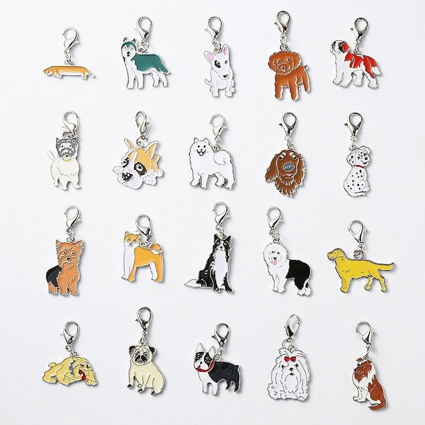 Casual Dog Metal Unisex Bag Pendant Keychain 1 Piece