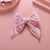 Casual Elegant Cute Children Unisex Bow Knot Velvet Hair Clip