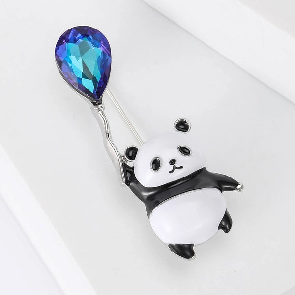 Casual Elegant Cute Pin Panda Alloy Women's Brooches