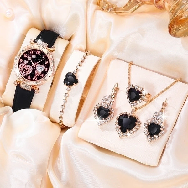 Casual Elegant Heart Shape Buckle Quartz Women's Watches