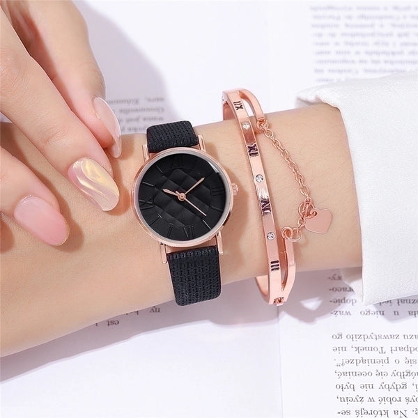 Casual Elegant Heart Shape Buckle Quartz Women's Watches