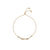 Casual Elegant Simple Style One-shaped Quadrilateral Bamboo Copper Drawstring Inlay Zircon Bracelets