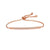 Casual Elegant Simple Style One-shaped Quadrilateral Bamboo Copper Drawstring Inlay Zircon Bracelets