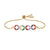 Casual Elegant Simple Style One-shaped Quadrilateral Bamboo Copper Drawstring Inlay Zircon Bracelets