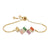 Casual Elegant Simple Style One-shaped Quadrilateral Bamboo Copper Drawstring Inlay Zircon Bracelets