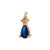 Casual Elegant Simple Style Water Droplets Copper Plating Inlay Zircon 18k Gold Plated Charms Jewelry Accessories